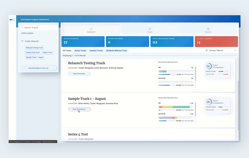 01 – Increased visibility into candidate readiness