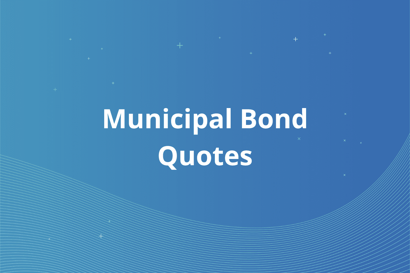 Municipal bond quotes